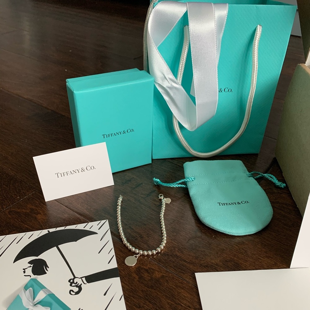 Tiffany & Co Small Bead Bracelet - 7”